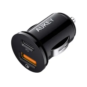 Dual (USB-C/USB-A) Car Charger - 21W